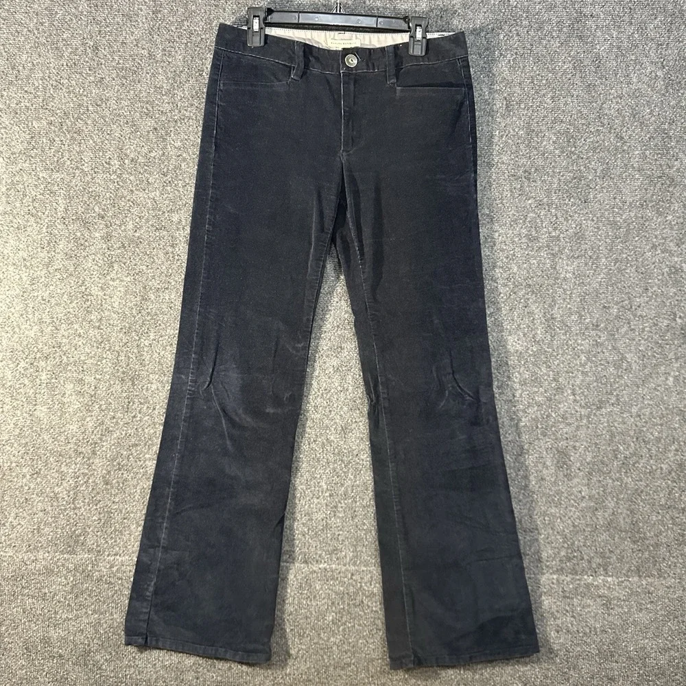 Banana Republic Mens Corduroy Pants Black‎ Straight Leg Size 28 x 31.5 Classic